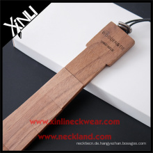 Hergestellt aus recyceltem Redwood Handmade Modische Skinny Wood Tie